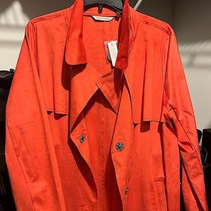 Suede like three quarter length Jacket